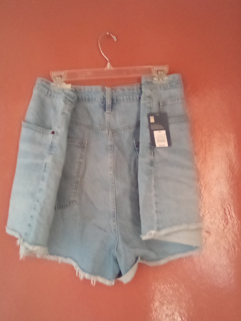 Universal Thread Light Blue High-Rise Denim Shorts ( Bag E ) - Picture 2 of 3